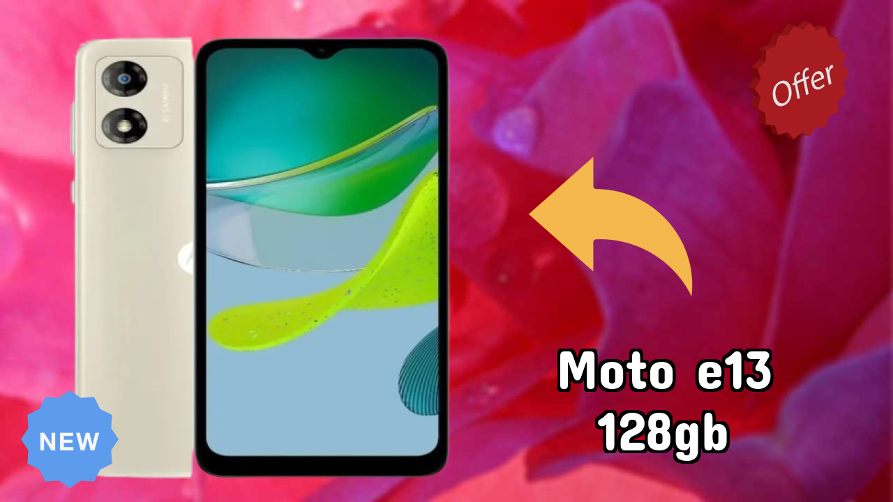 Moto E13 128GB Display Analysis: 6.5 Inches (16.51 Cm) Screen