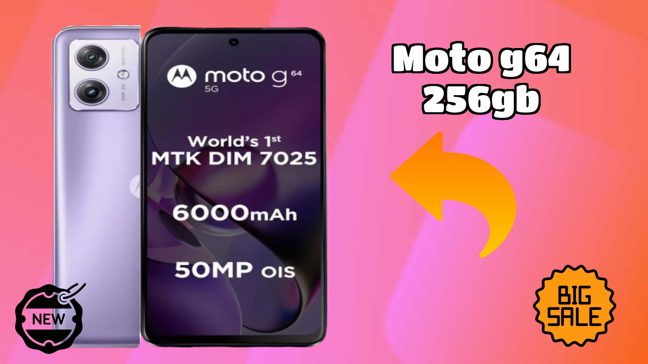 Moto G64 256GB at ₹16,889 - Best Features Highlighted