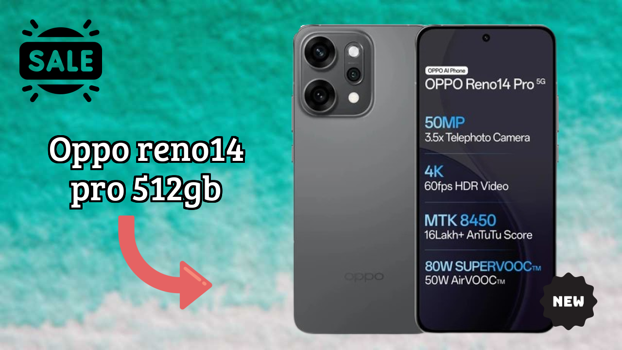 OPPO Reno14 Pro 512GB Display Size: 6.83 Inches (17.35 Cm) Screen Quality