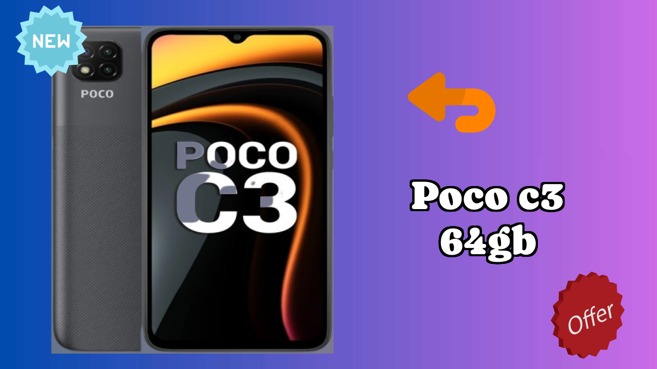 POCO C3 64GB 2026 Camera, Battery & Display Breakdown