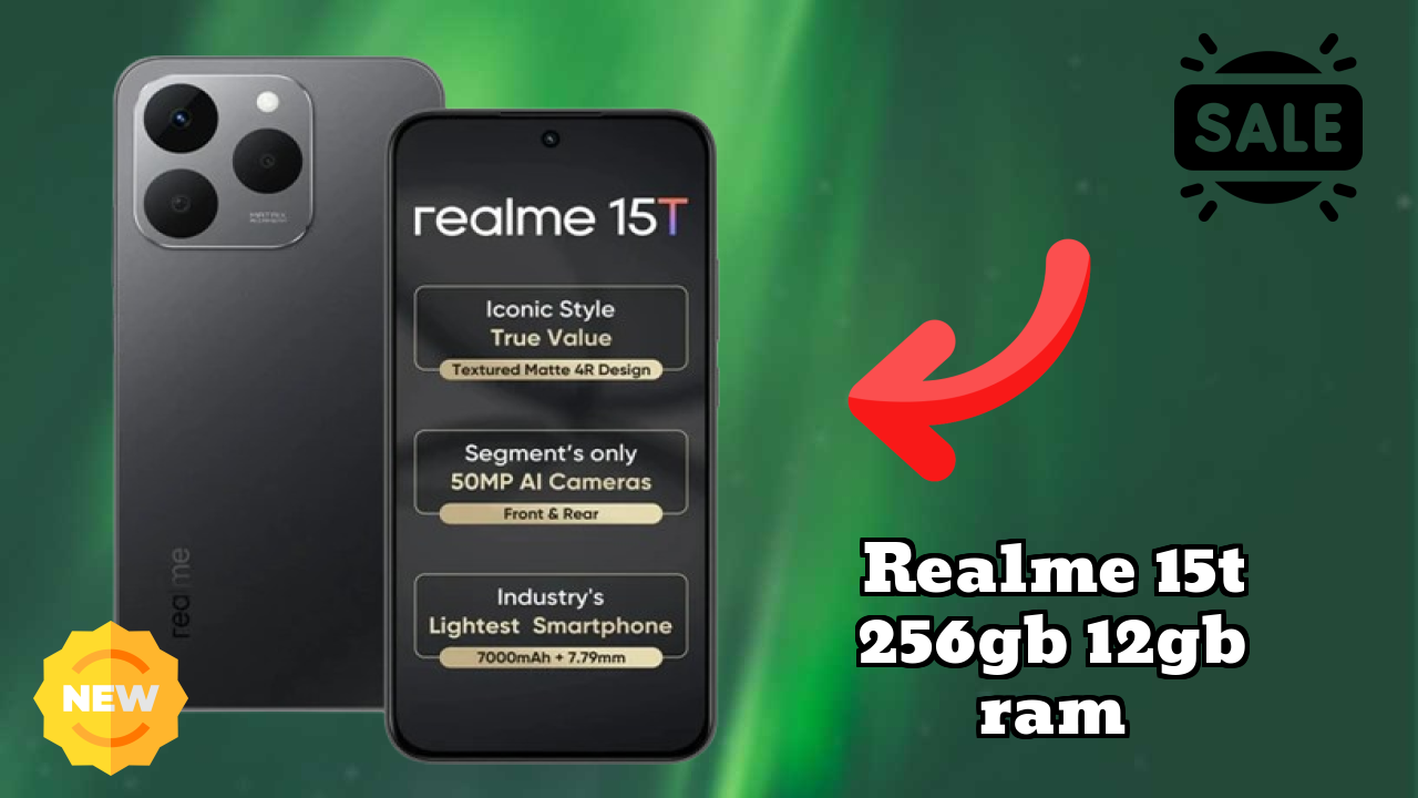 Realme 15T 256GB 12GB RAM Display Size: 6.57 Inches (16.69 Cm) Screen Test
