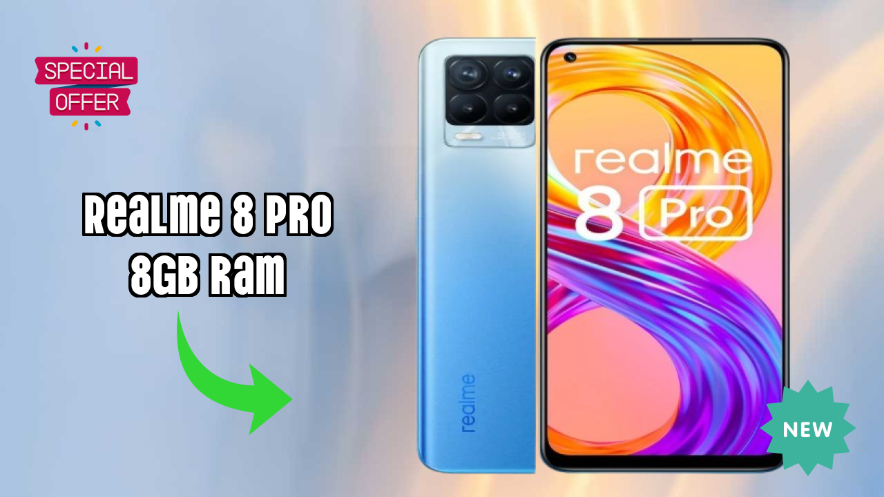 Realme 8 Pro 8GB RAM Display Technology: Super AMOLED Quality