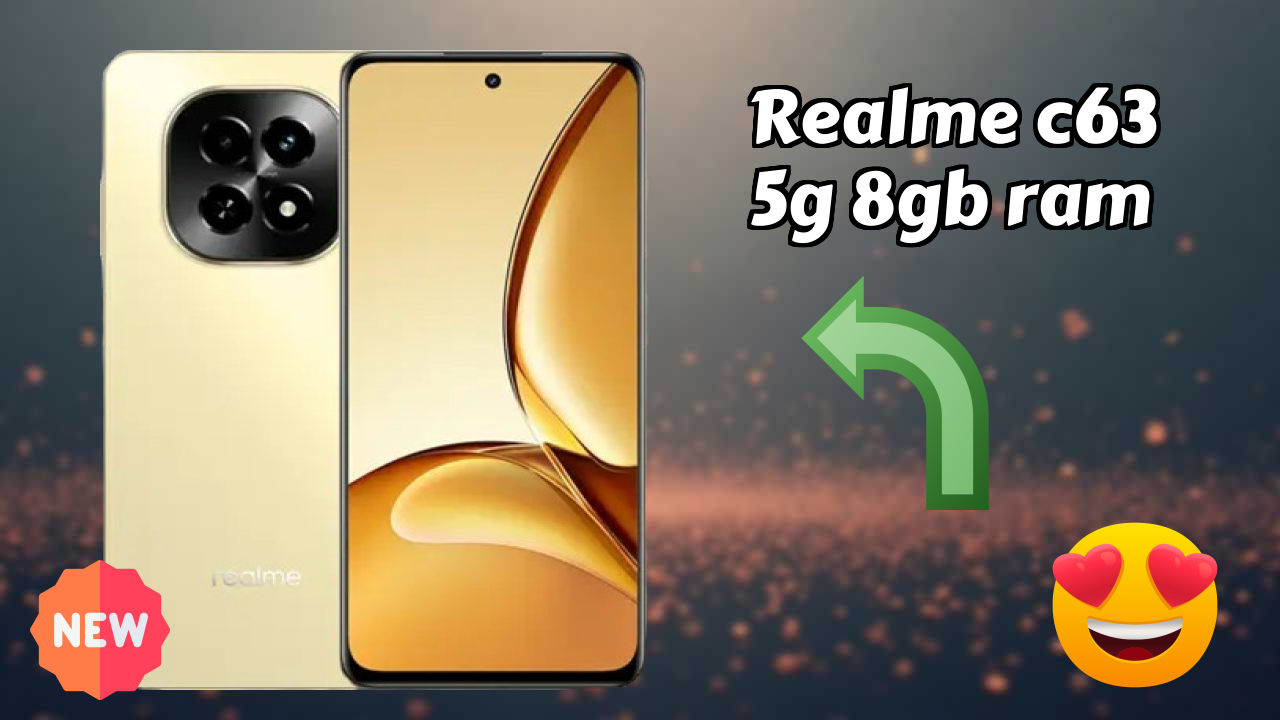 Realme C63 5G 8GB RAM at ₹12,999 - Complete Specifications