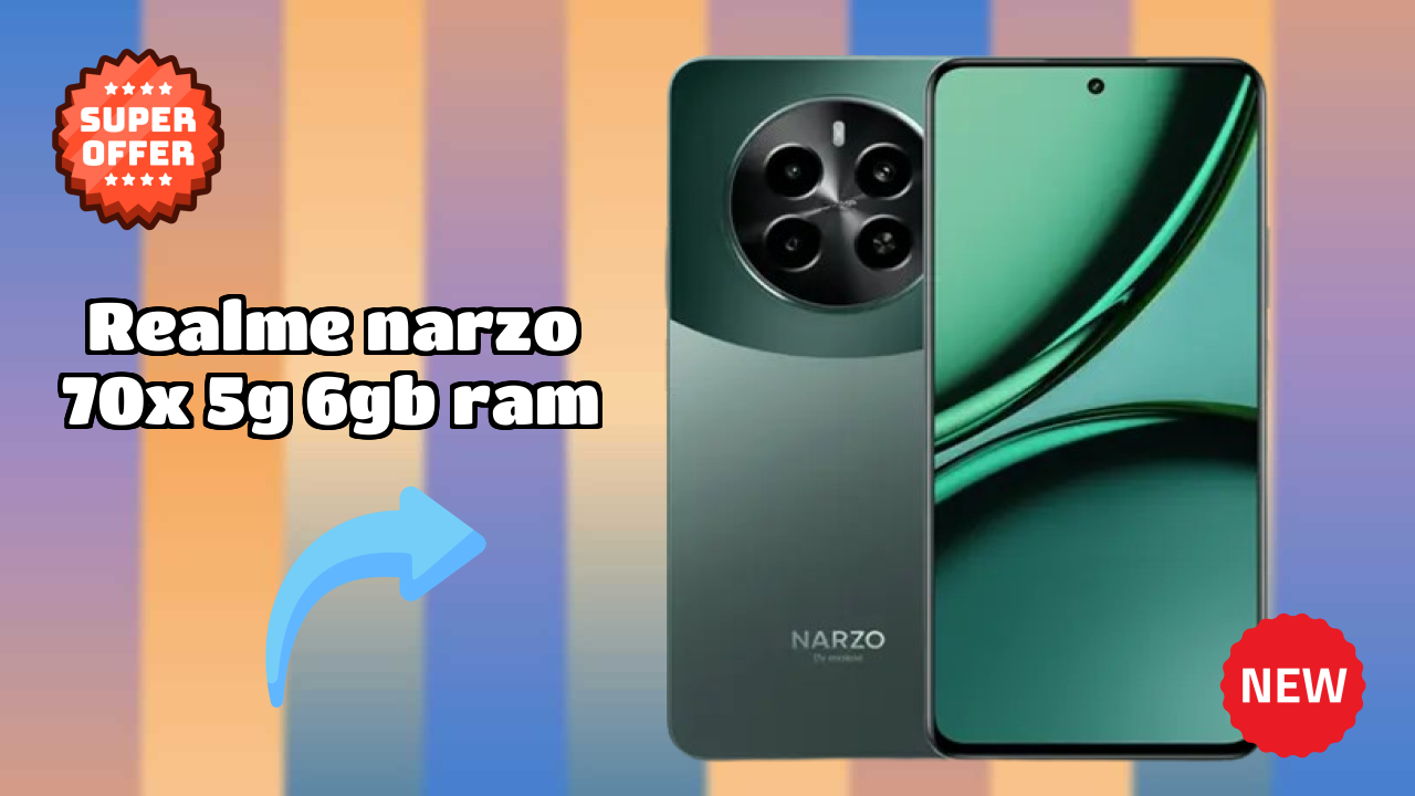 Realme Narzo 70x 5G 6GB RAM Price Drop: Just ₹12,995 Available