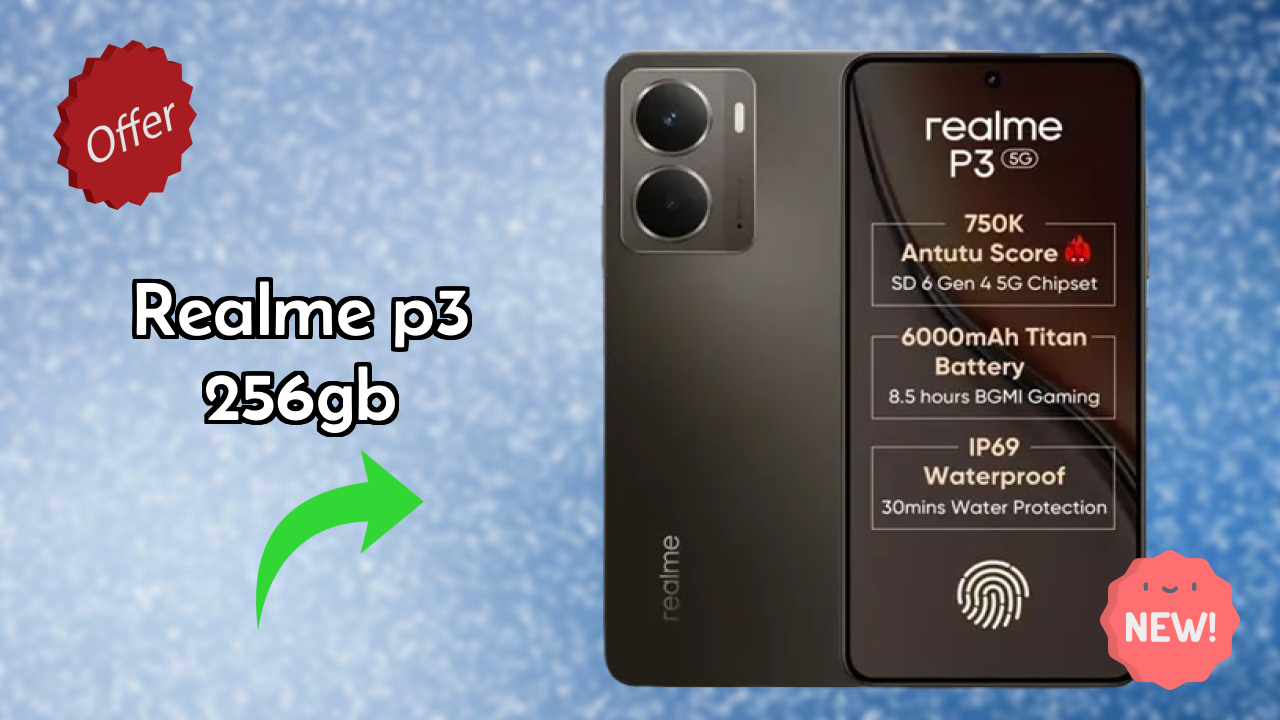 Realme P3 256GB RAM Test: 8 GB RAM Handles Gaming Well