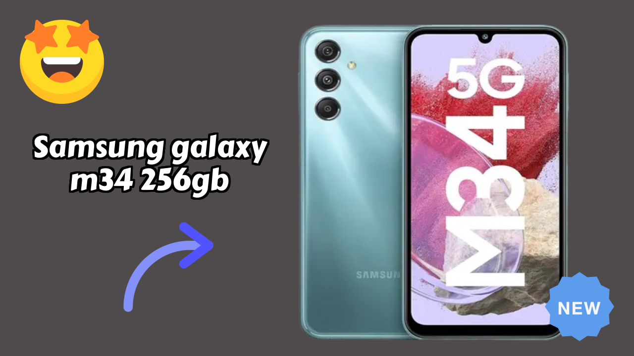 Samsung Galaxy M34 256GB Display Technology: Super AMOLED Review