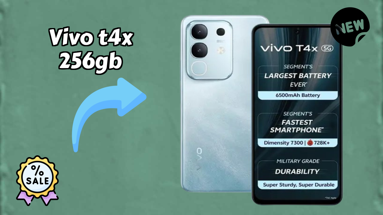 Vivo T4X 256GB Price Alert: Dropped to ₹16,499 Today!