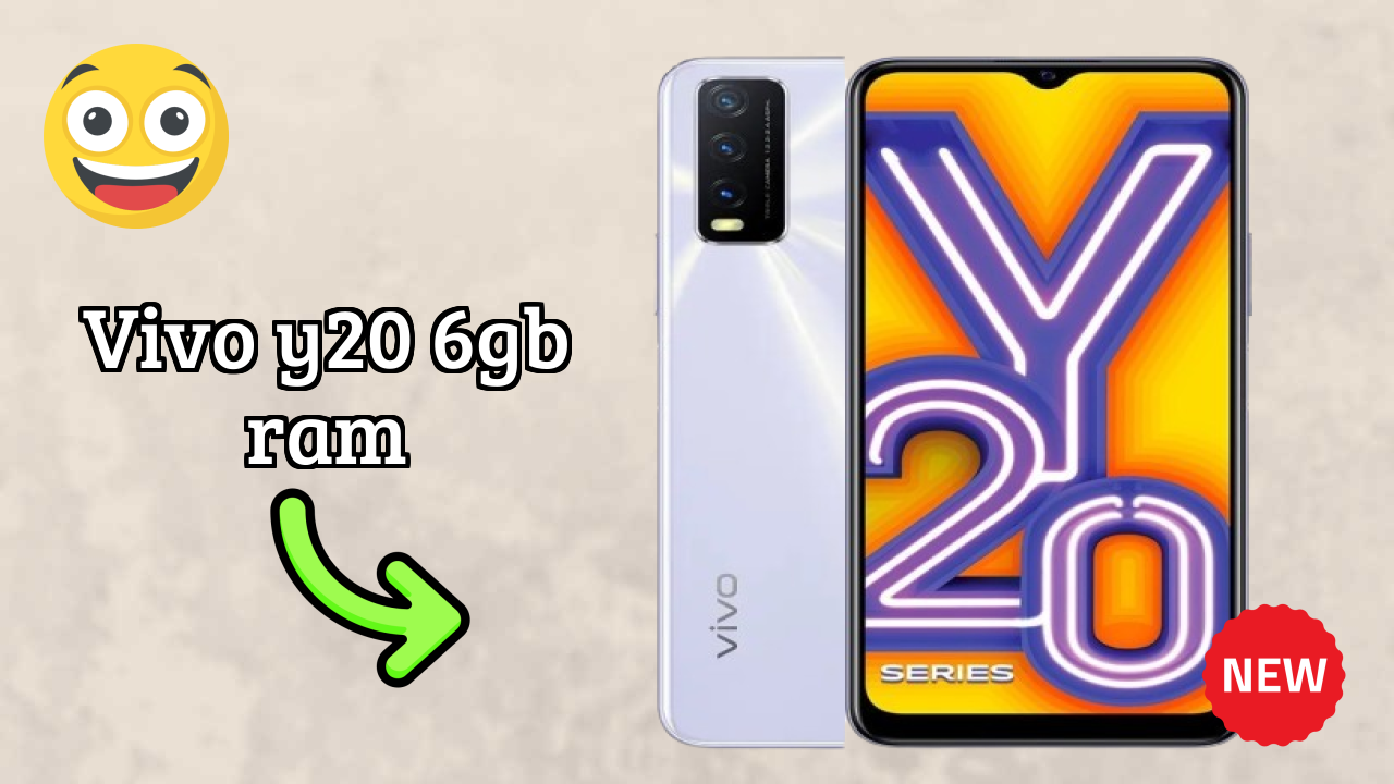 Vivo Y20 6GB RAM Display Size: 6.51 Inches (16.54 Cm) Screen Quality